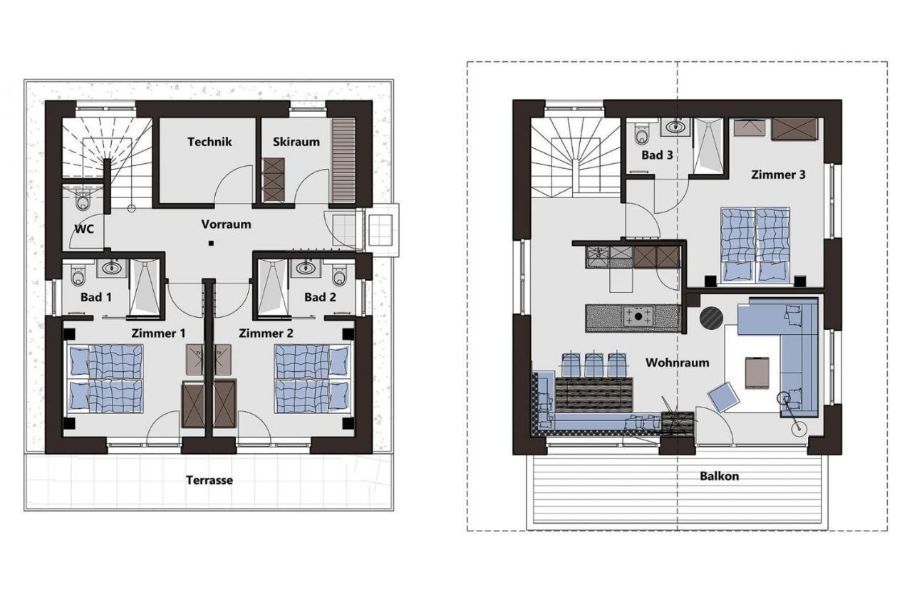 Apartment In Wald Im Pinzgau With A Carport Eksteriør billede